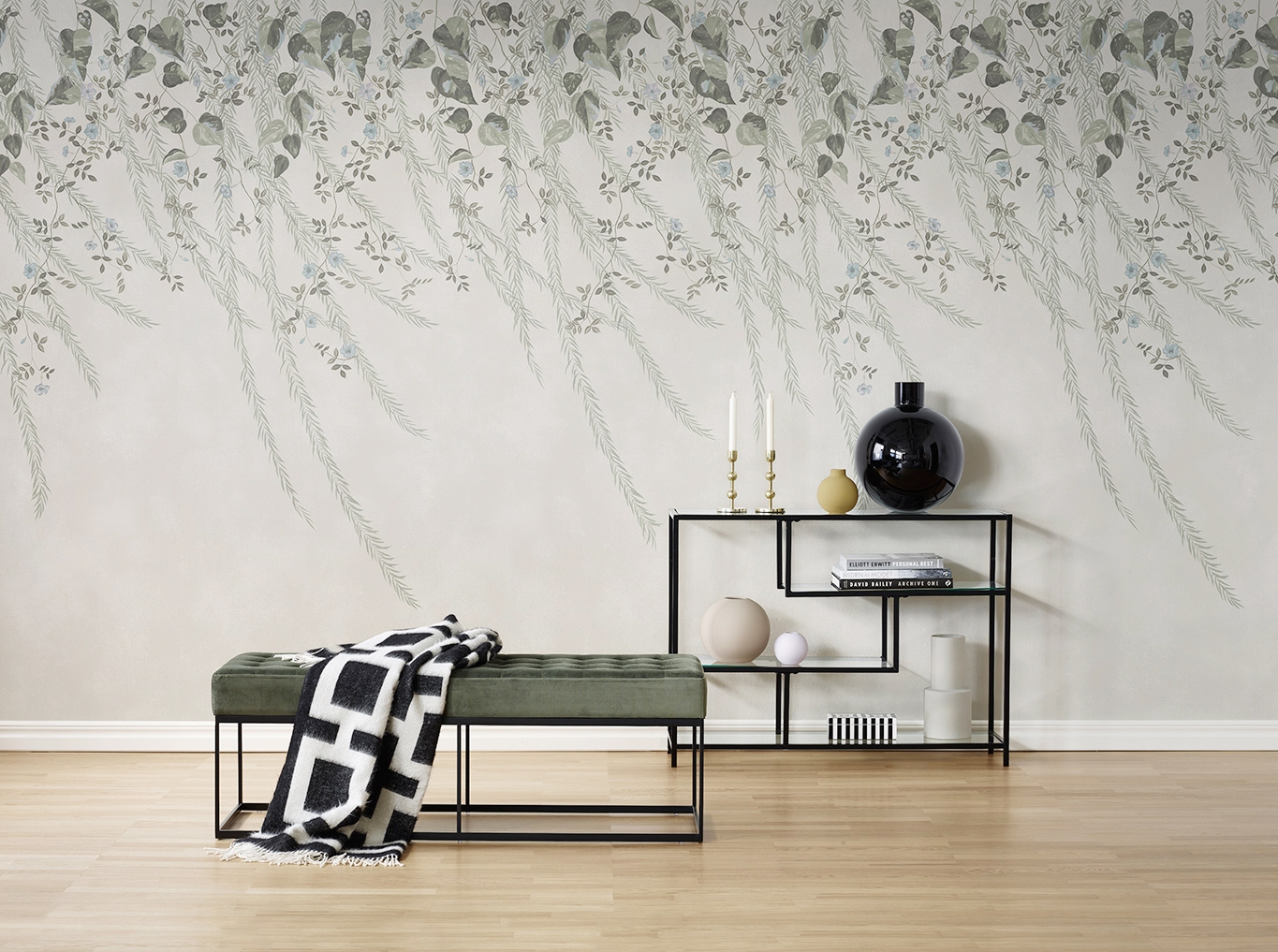 Lush Foliage, Sage Tint | Rebel Walls | 18219.1